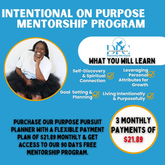 90 DAYS MENTORSHIP PROGRAM WITH PLANNER (3 MONTHLY PAYMENT AVAILABLE)