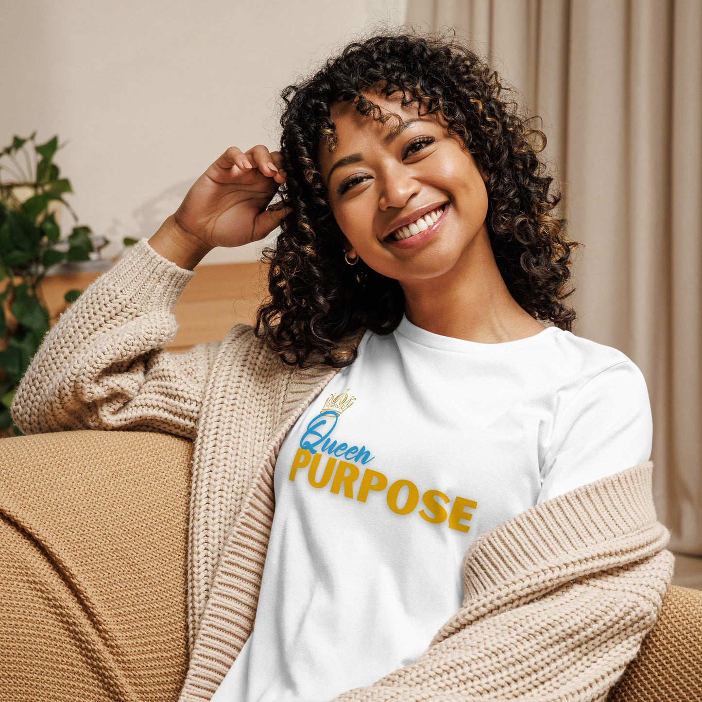 Queen Purpose Women's Relaxed T-Shirt
